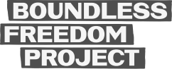 The logo of Boundless Freedom Project.